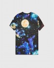 Camiseta con estampado espacial